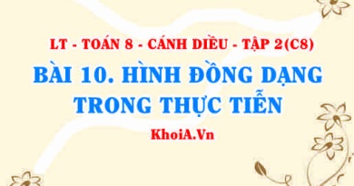 Hình đồng dạng trong thực tiễn: trong tự nhiên, nghệ thuật, kiến trúc? Toán 8 bài 10 Cánh diều Tập 2 C8